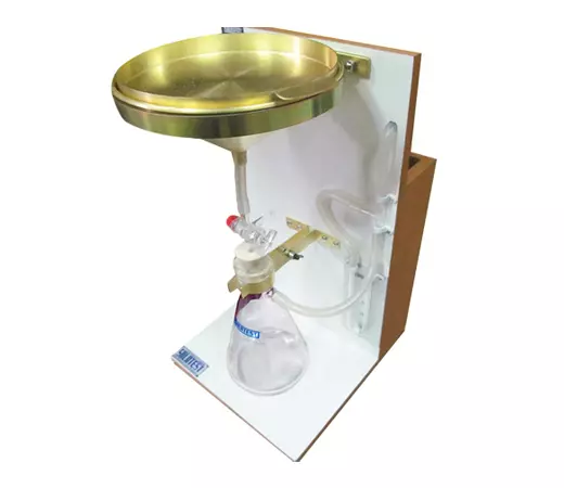 Conjunto para analise de retenção de água